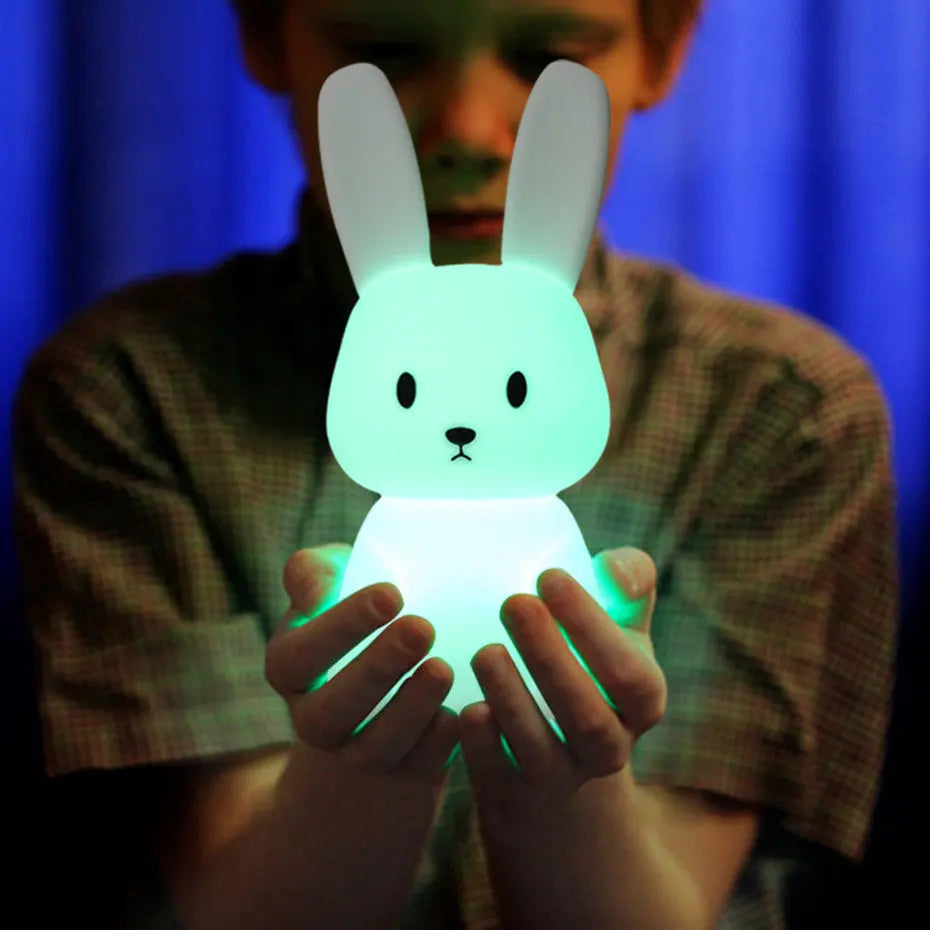 Veilleuse LED Bébé - Merlin le lapin