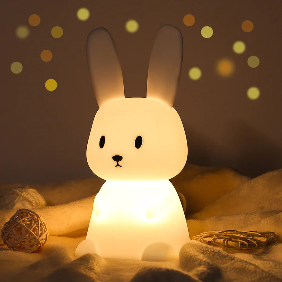 Veilleuse LED Bébé - Merlin le lapin