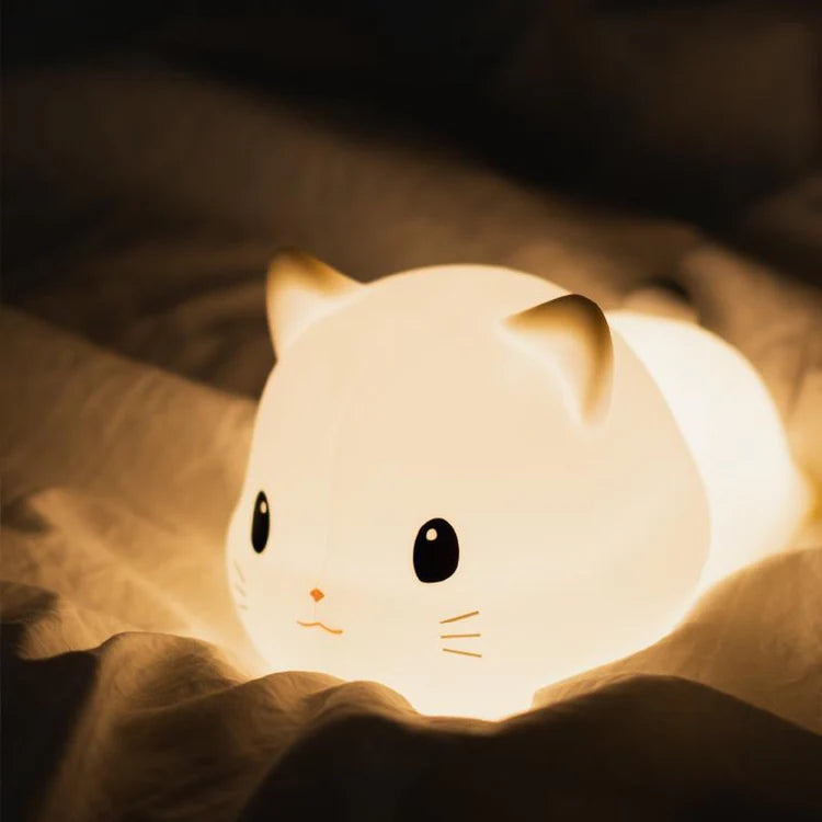 Veilleuse bébé rechargeable - Peanut le chat