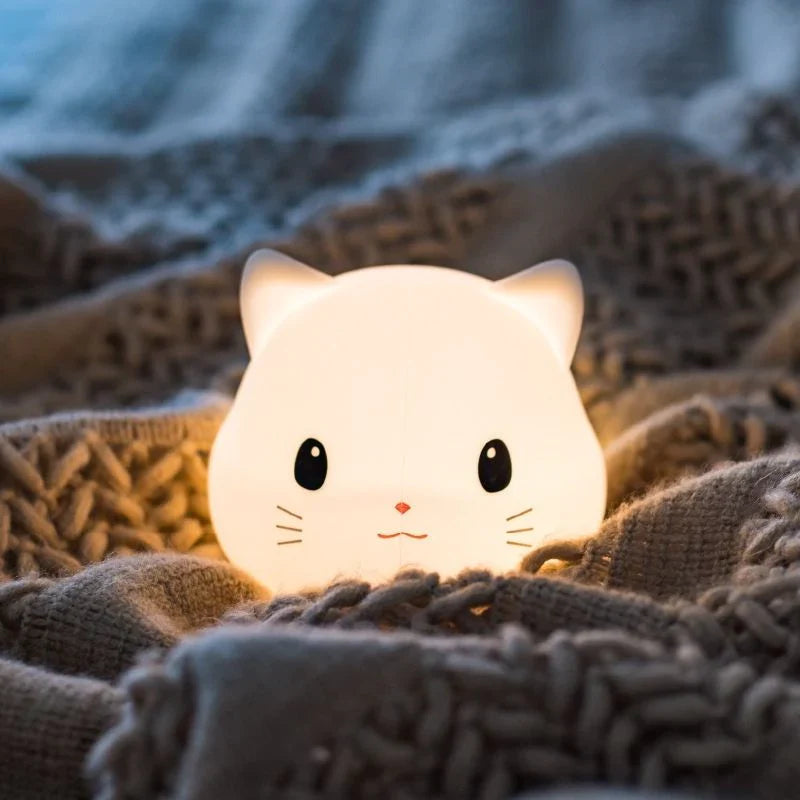 Veilleuse bébé rechargeable - Peanut le chat