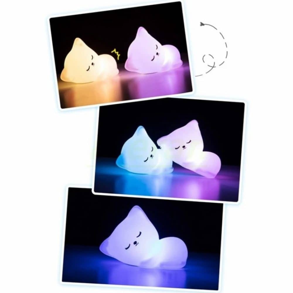 Veilleuse bébé rechargeable - Neko le chat